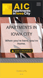 Mobile Screenshot of apartmentsiniowacity.com